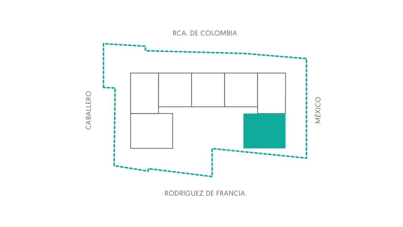 Ubicación en planta - 1 dormitorio I